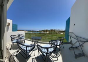 Chalet 3BR+Nanny room with pool and sea view – prime location – Fouka Bay – North Coast