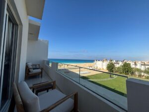 Serviced apartment first row with sea and pool view – Fouka Bay – North Coast